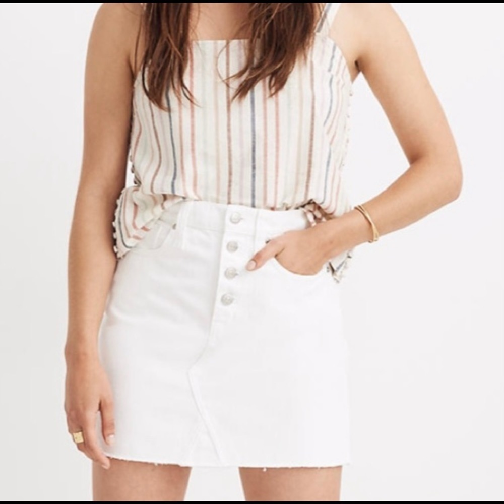 Madewell Jean Skirt